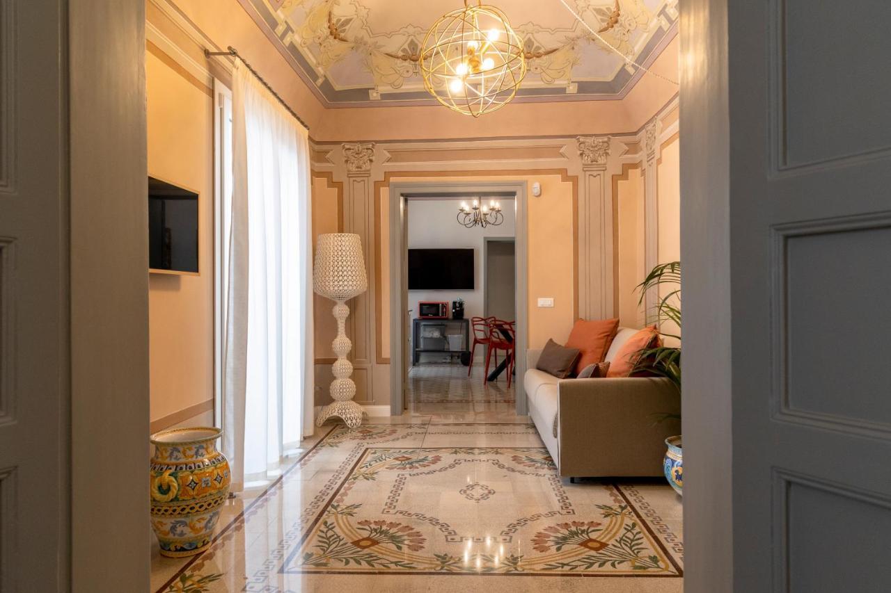Villa Palazzo Guajana Trapani Esterno foto